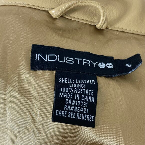 Industry Carmel Tan Leather Jacket
Women's Size Small - Picture 10 of 10